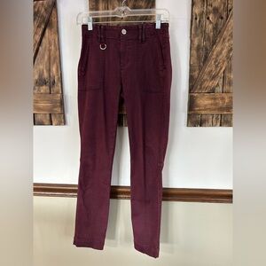 WHBM The Everyday Soft Slim Ankle Mid Rise Pant Size 00